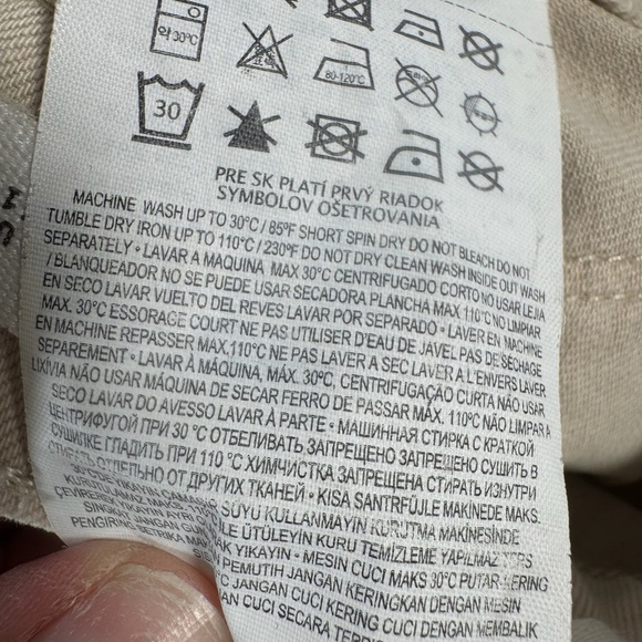 MNG Jeans Womens 2 Ivory Sienna Flare Mid Rise Raw Hem - Picture 7 of 14